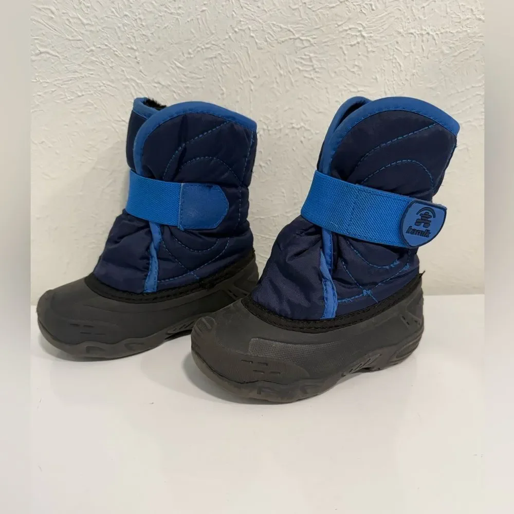 Kamik Snowbug 5 Toddler Boots Size 8 VGUC